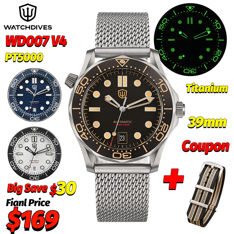 Luxury Watch Omega - Watchdives Wd007 V4 39 ミリメートル NTTD