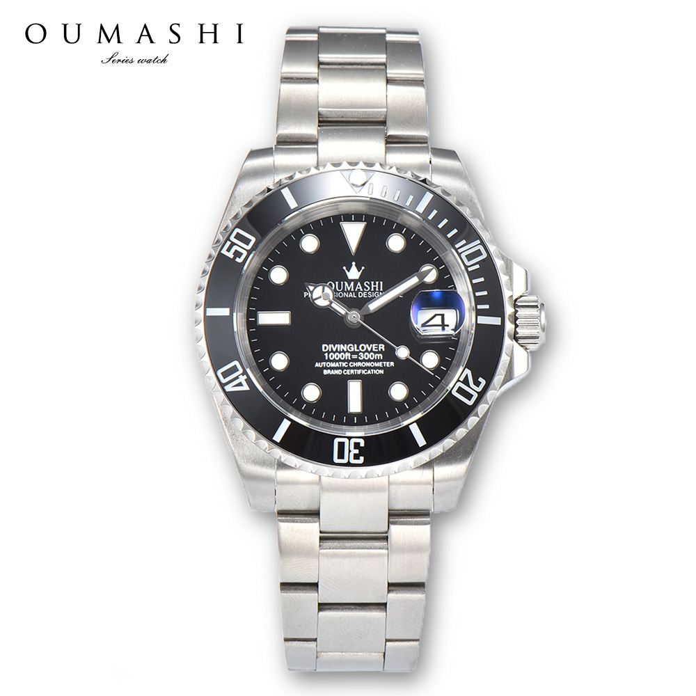 Luxury Watch Leather - 40 ミリメートル時計自動機械式時計ステンレス鋼防水スポーツダイビング時計サファイアガラス NH35 時計高級メンズ腕時計