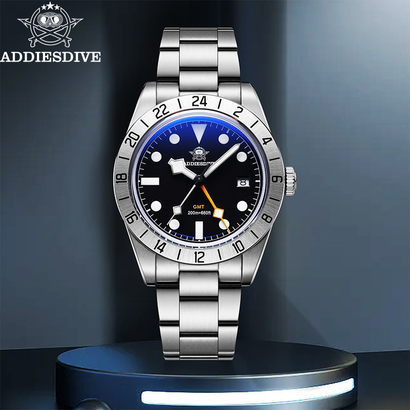 Luxury Watch La - ADDIESDIVE 新しい高級メンズ腕時計 200 防水ステンレス鋼クォーツ時計 BGW9 スーパーブルー発光
