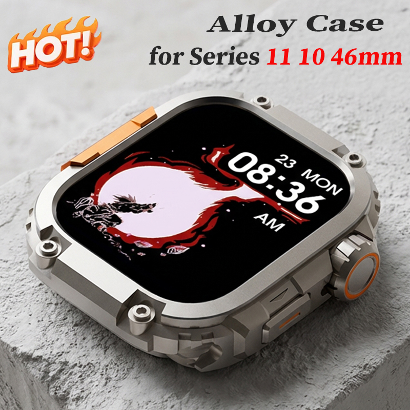 Luxury Watch Protection Film - 合金ケース Apple Watch シリーズ 11 46