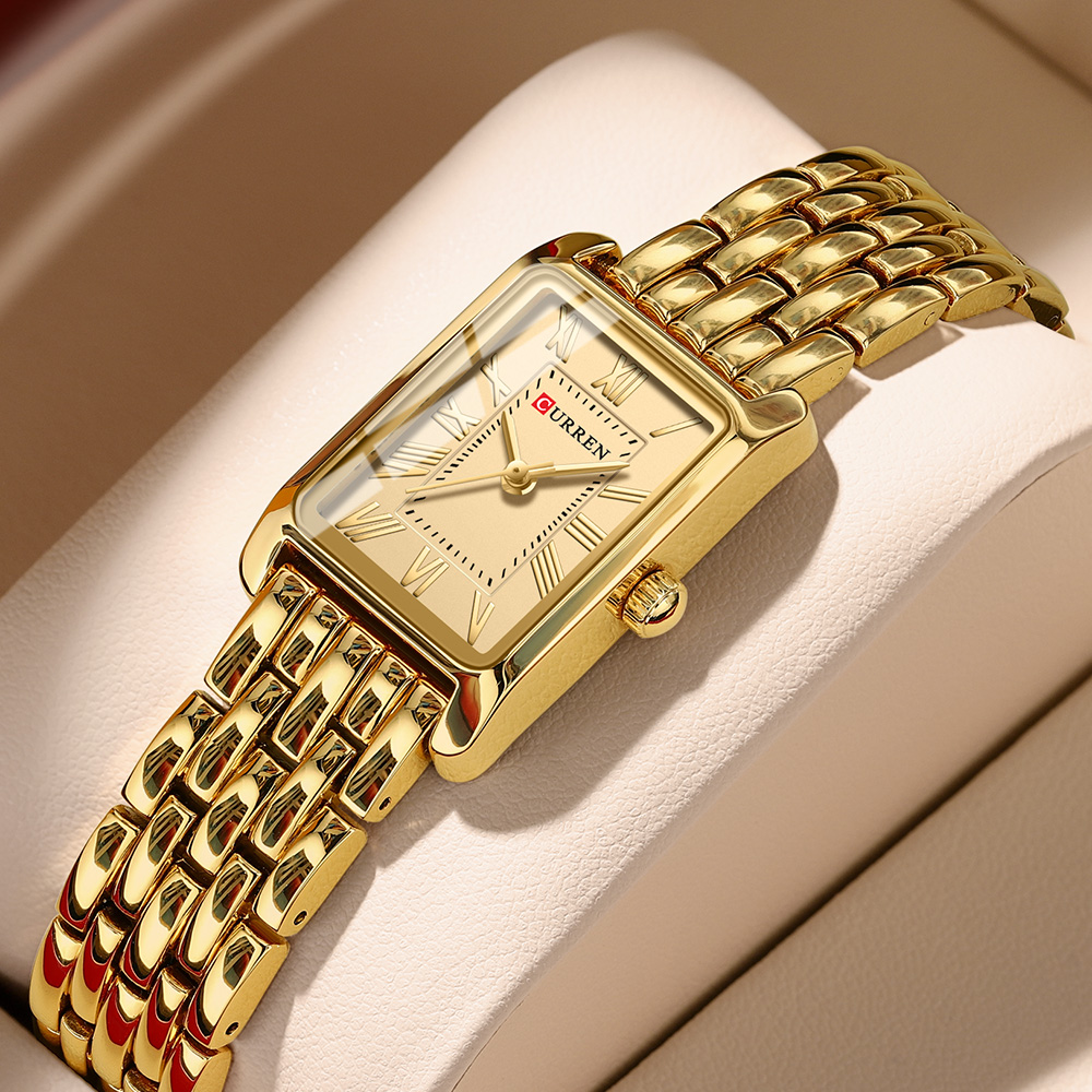 Luxury Watch For Women - CURREN 新しいレディース腕時計 ライトラグジュアリーブランド ステンレススチール製 レディースビジネスウォッチ 女性学生向け