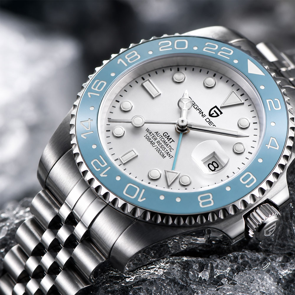 Luxury Watch La - 新しいパガーニデザイン男性機械式時計 40 ミリメートル高級自動メンズ腕時計 10Bar 防水 GMT