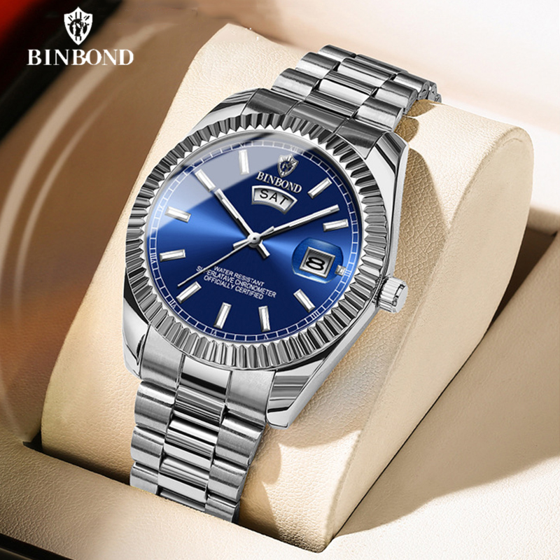 BINBOND B7012 メンズファッションビジネススポー - Luxury Watch Omega のレビューと価格