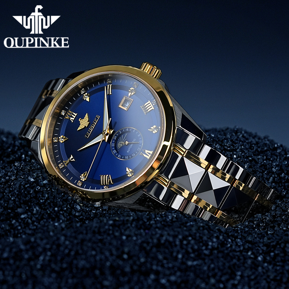 OUPINKE メンズ腕時計高級ハイエンド腕時計防水発光ムー - Luxury Watch Leather のレビューと価格