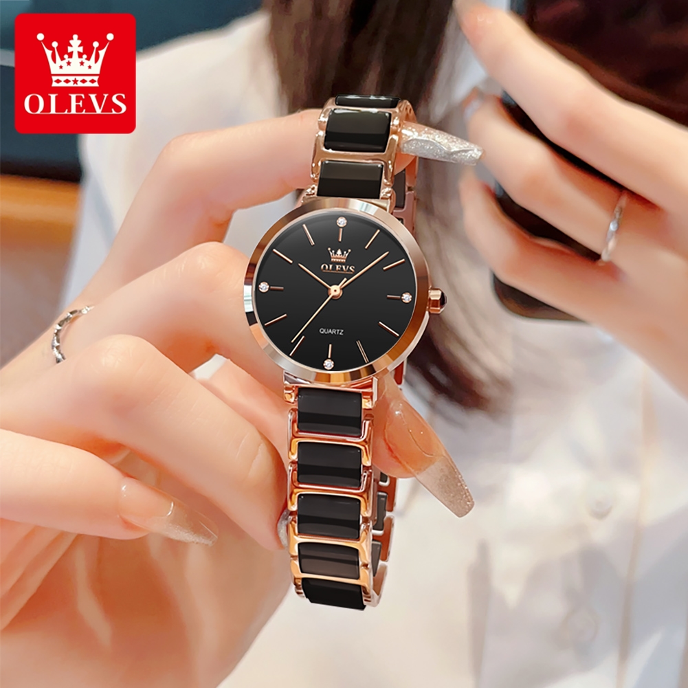 OLEVSレディース腕時計5877高級エレガントクォーツ腕時 - Luxury Watch Holder のレビューと価格
