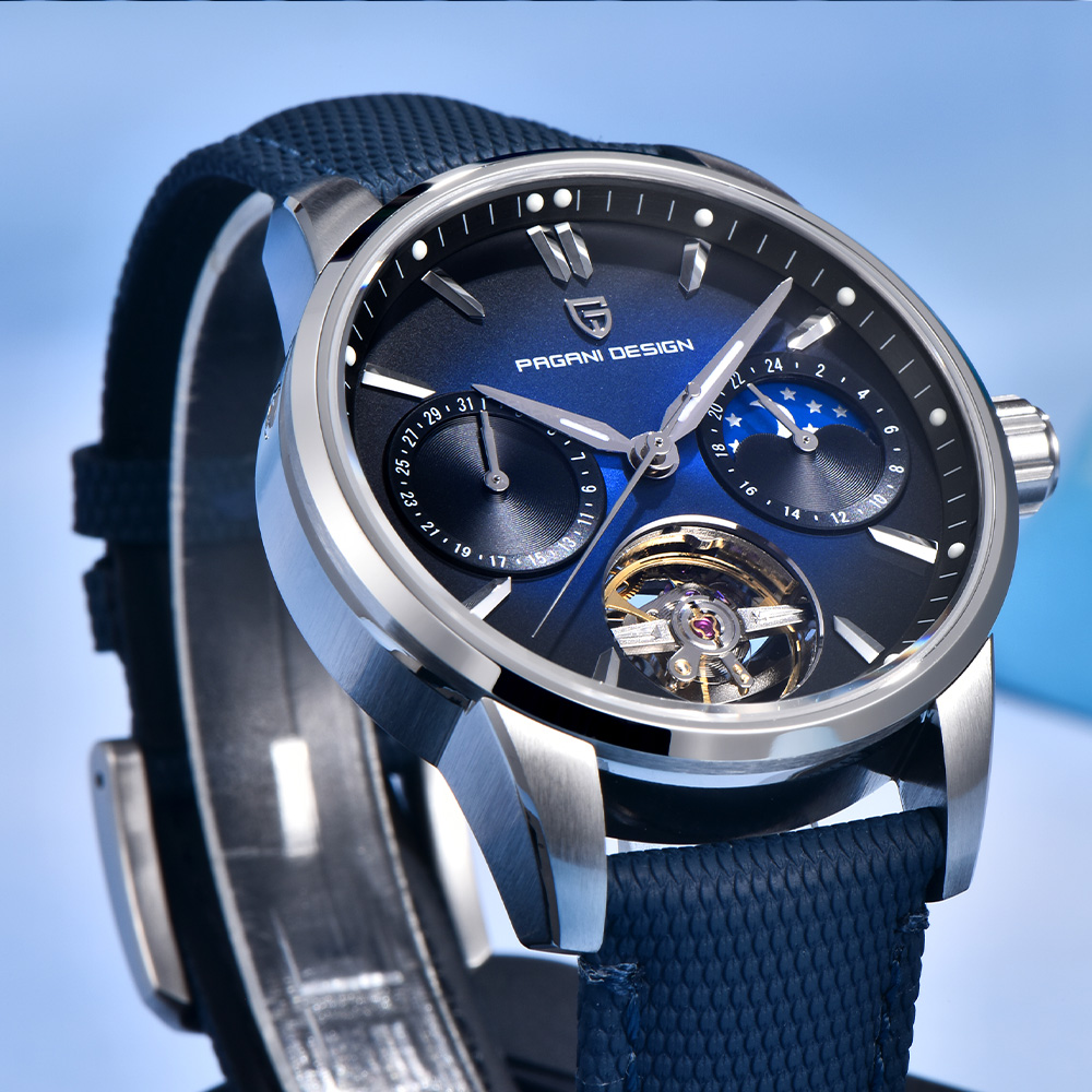 2025年 パガーニデザイン トゥールビヨン 高級メンズ腕時 - Luxury Watch Leather のレビューと価格