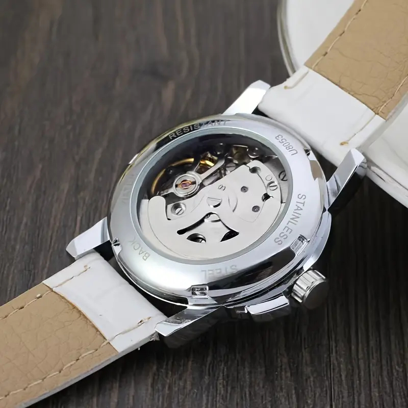 ファッショナブルな女性用中空機械式時計、エレガントな合金ケー - Luxury Watch Protection Film のレビューと価格
