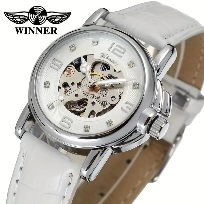 ファッショナブルな女性用中空機械式時計、エレガントな合金ケー - Luxury Watch Protection Film のレビューと価格