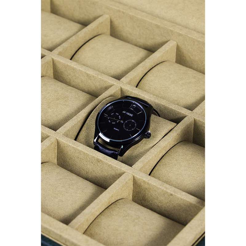 OEM ODM 高級15スロットグリーンPUレザー腕時計ディ - Luxury Watch Leather のレビューと価格