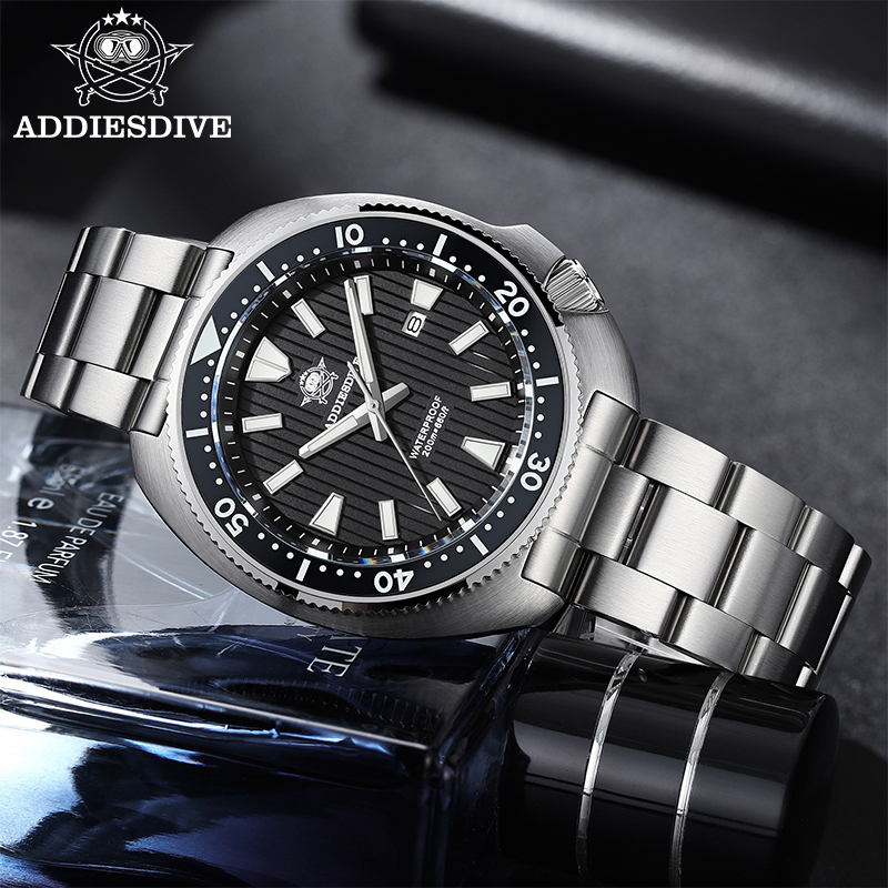 ADDIESDIVE 新しいメンズ腕時計クォーツ腕時計サファ - Luxury Watch Protection Film のレビューと価格
