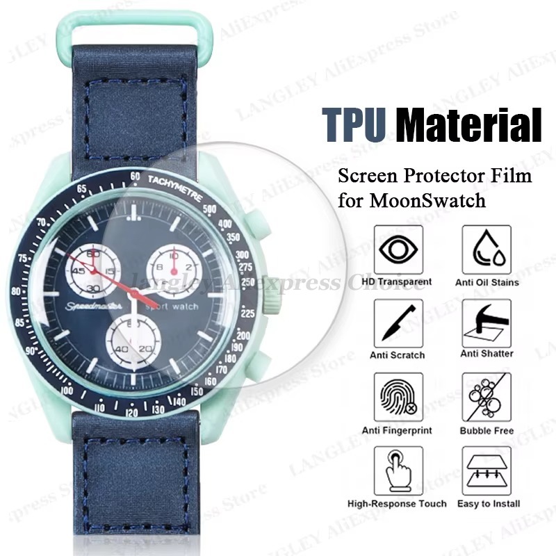 HD tpuハイドロゲル保護フィルム、オメガ用スクリーンプロ - Luxury Watch Omega のレビューと価格
