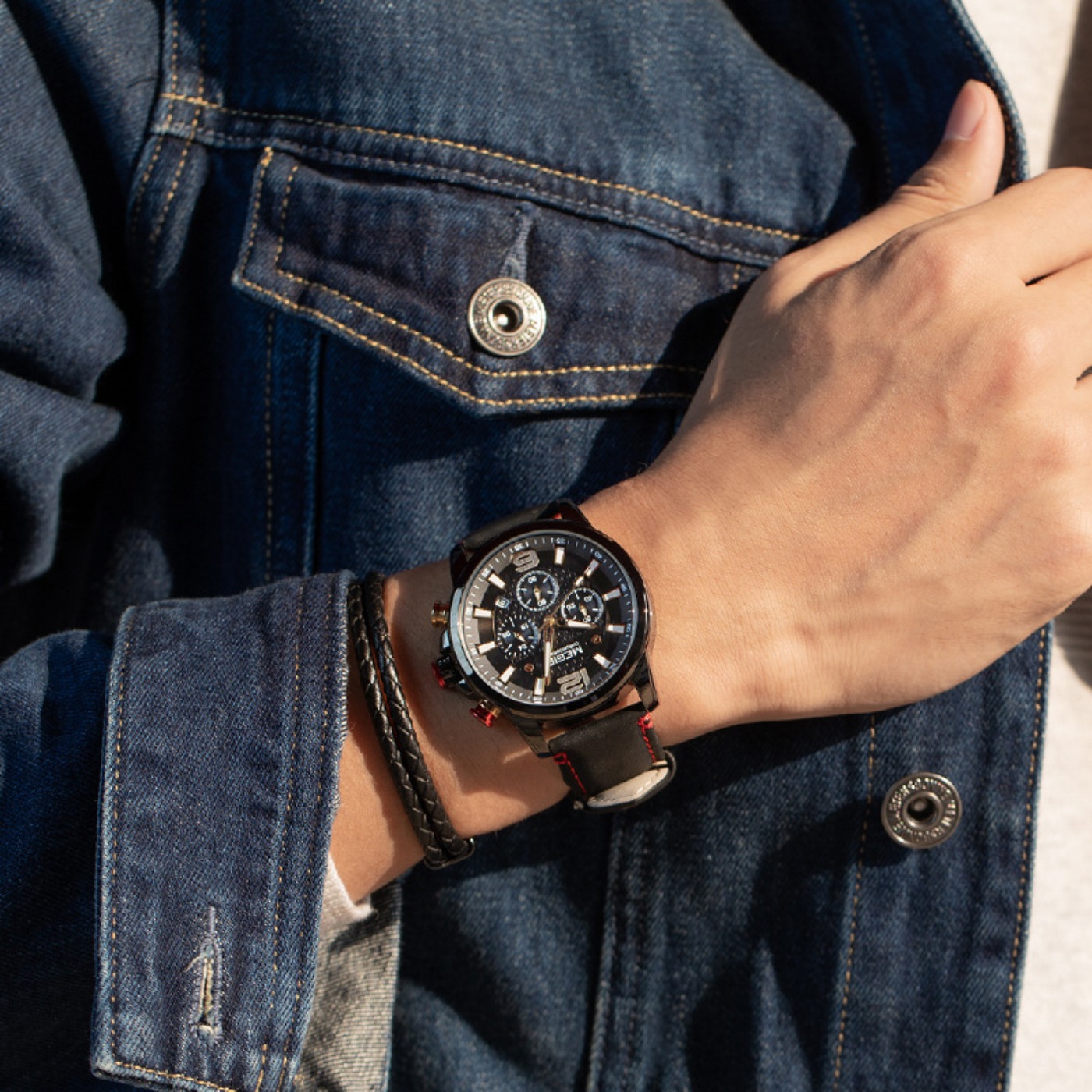 MEGIR 2020 高級腕時計メンズトップブランド防水発光 - Luxury Watch Leather のレビューと価格