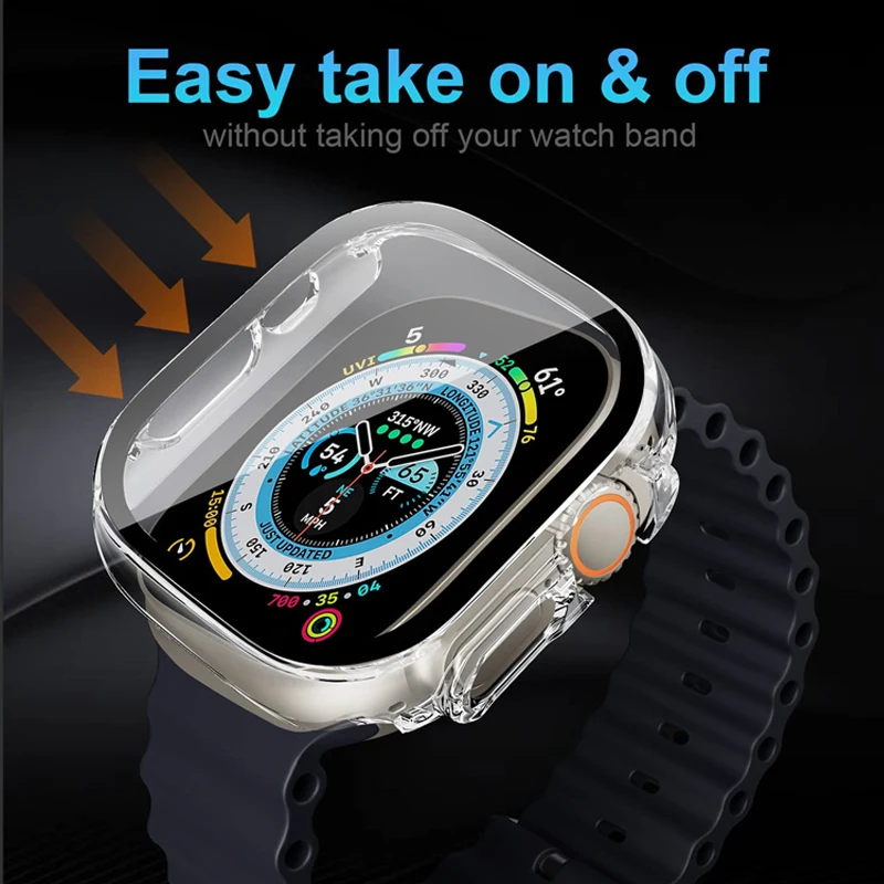 ガラス + ケース Apple Watch ウルトラ 49  - Luxury Watch Protection Film のレビューと価格
