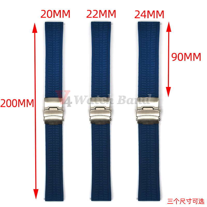 ユニバーサルシリコンウォッチバンド,クイックリリース,ロング - Luxury Watch Omega のレビューと価格